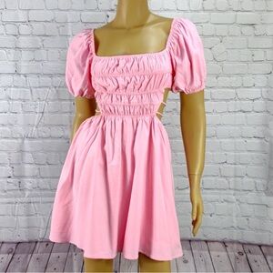 Hello Molly pink mini dress